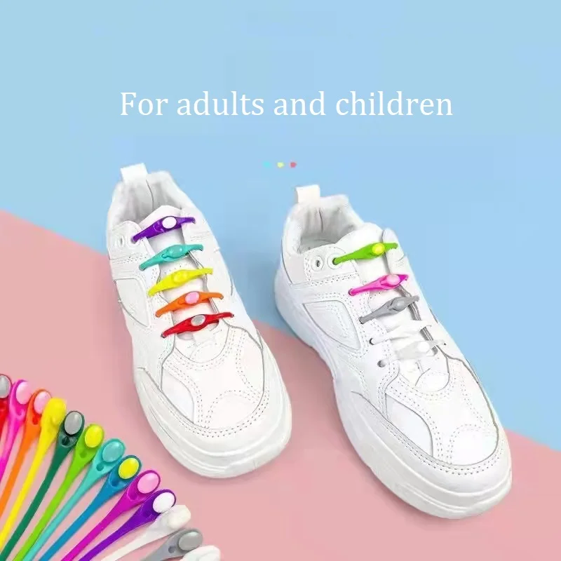 Cordones rápidos de goma impermeables, cordones redondos elásticos sin cordones, cordones de silicona para hombres y mujeres, todas las zapatillas de deporte, cordones para zapatos con correa