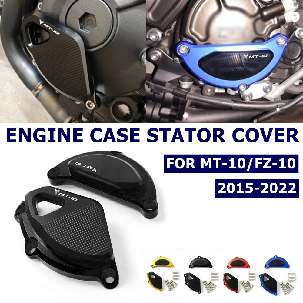 

For Yamaha MT10 MT 10 FZ10 FZ-10 2015-2023 MT-10 Motorcycle Engine Case Stator Cover Crash Protection Frame Sliders Guard Pad