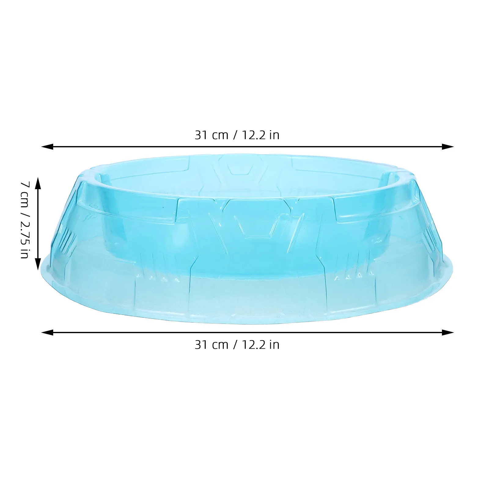 Spinning Top Battle Stadium – Portable Plastic Gyro Play Tray with Anti-Slip Base for Fast Assembly & Stable Play