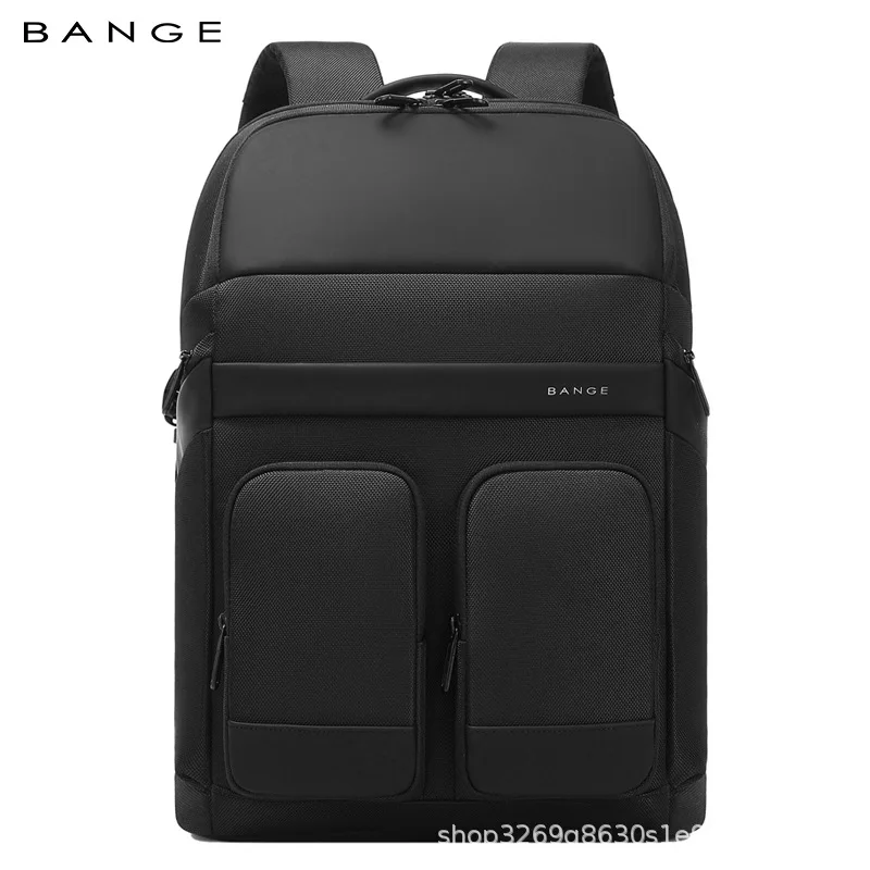 BANGE New Large Capacity Waterproof Business Backpack Travel Bag Commuter Fashion School Bag