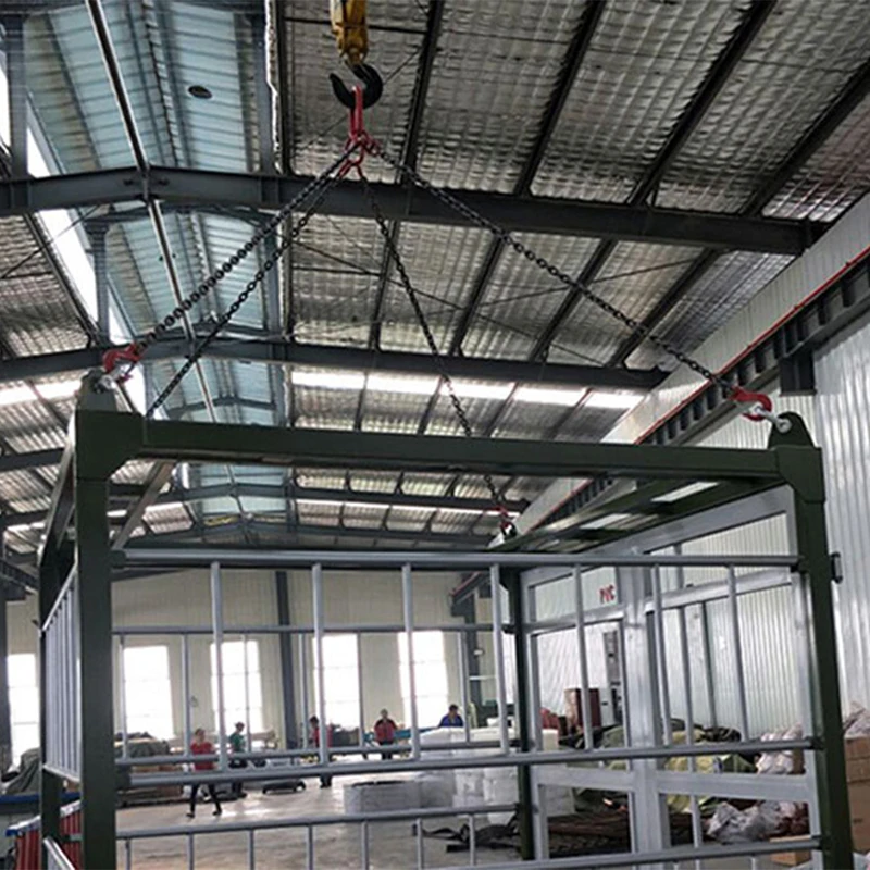 4.9FT Chain Sling G80 Manganese Steel Galvanized Chain Hoist Lifts 4T Lifting Capacity Lifting Tools with Grab Hook Sling Tool