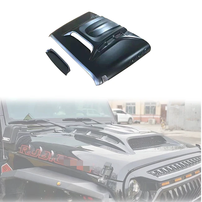 

For LUMA 4x4 Accessories Engine Hood Cover Bonnet Engine Protecter Steel 2007-2017 For Jeep Wrangler JK