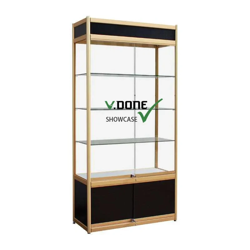 custom.Wooden and Wall Glass Display Showcase Designs Mobile Shops and Supermarkets' Halls