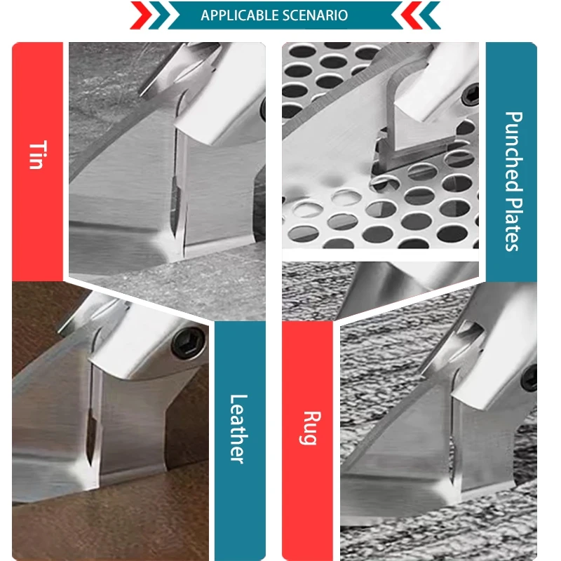 Imagem -03 - Ato-tesoura Elétrica Ferro sem Fio Ferramentas de Corte de Metal Tesoura de Ferro Tesoura de Folha Cortador de Aço Carbono Makita Bateria 18v