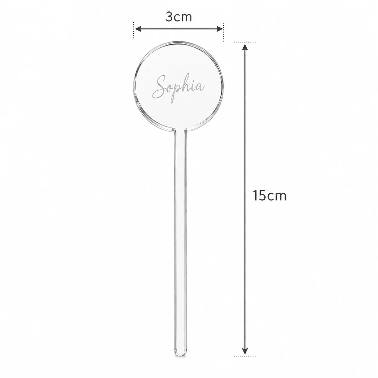 Customized Acrylic Mirror Drink Stirrers in Gold, Silver, and Rose Gold Colors for Cocktails, Wedding, and Bachelor Party Decorations