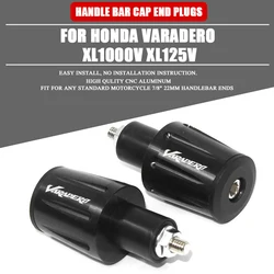 Motorcycle Handlebar Grips Handle Bar Cap End Plugs For XL1000V Varadero XL1000 XL125 V XL 1000 125 V Varadero Accessories