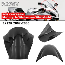 For Kawasaki ZX12R 2002-2005 ZX-12R Windscreen Windshield Shielda Double Bubble Wind Deflector Motorcycle Accessories