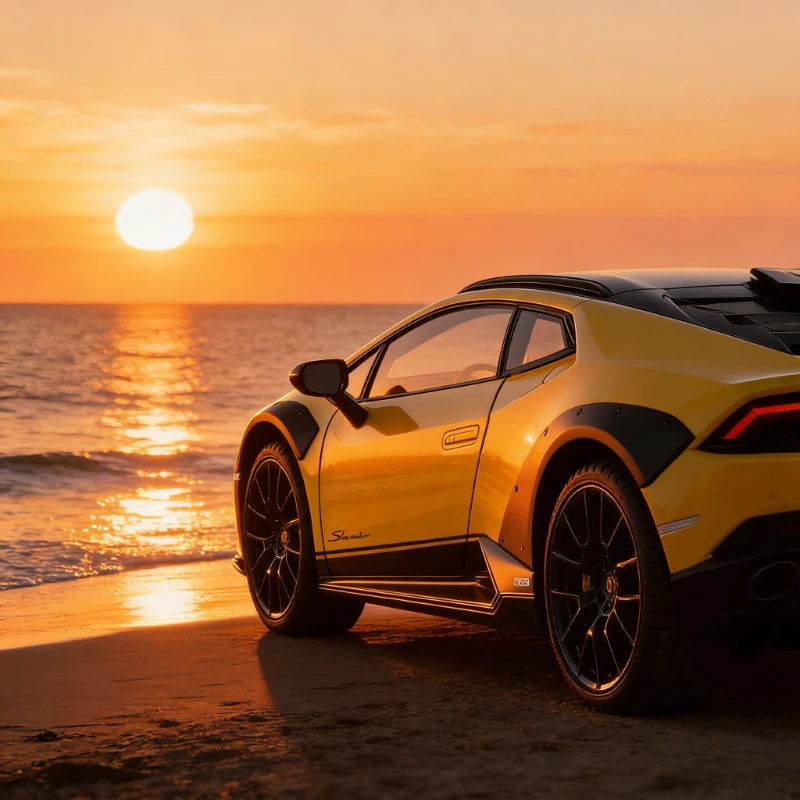 

Новая коллекционная модель автомобиля 1:24 из сплава с имитацией звука и света, с подставкой для демонстрации, развивающая игрушка-головоломка для детей, подарок премиум-класса 2026 года