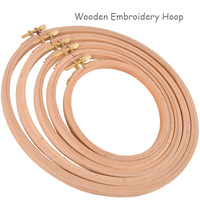Adjustable Embroidery Cross Stitch Wood Hoop 3 4 5 6 7 8 9 11 12 inch 8cm 10cm 12cm 15cm 18cm 21cm 24cm 27cm 33cm Wooden Hoops
