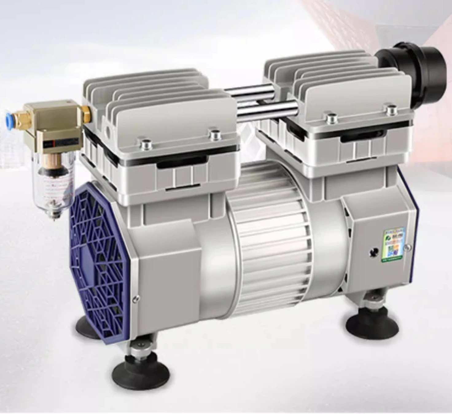 Oil-free Vacuum Pump, Industrial CNC Vacuum Suction Cup, Negative Pressure Pump, Small Laboratory Silent Air Pump