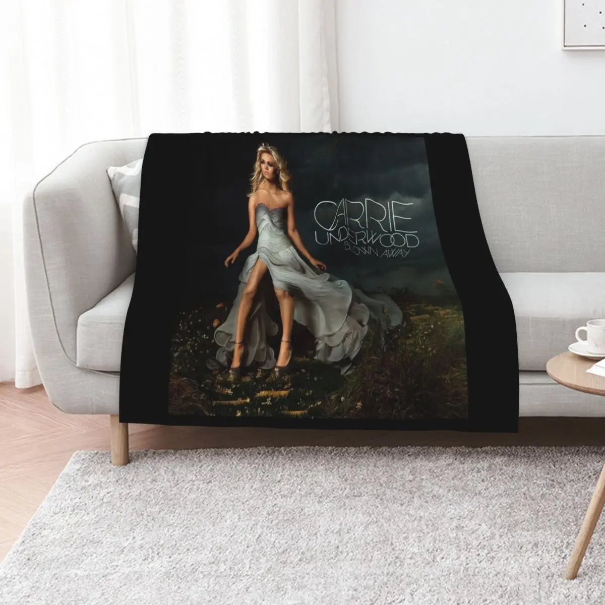 Carrie Underwood blown away Throw Blanket warm for winter Blankets For Sofas Thin Nap Picnic Loose Blankets