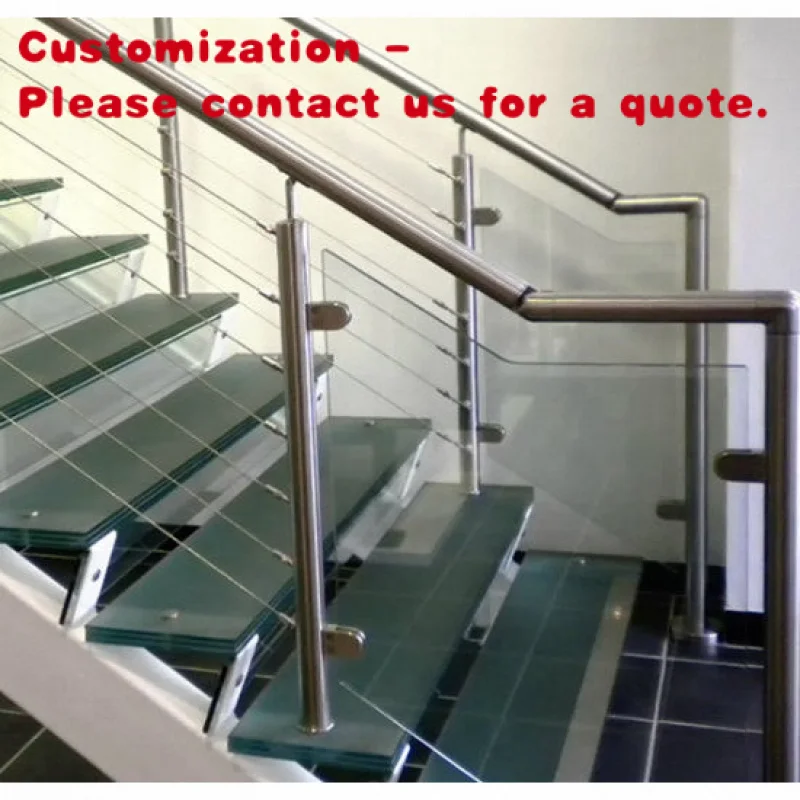 custom.Hot Selling Strong Stainless Steel Staircase Railing of Balustrade & Handrail
