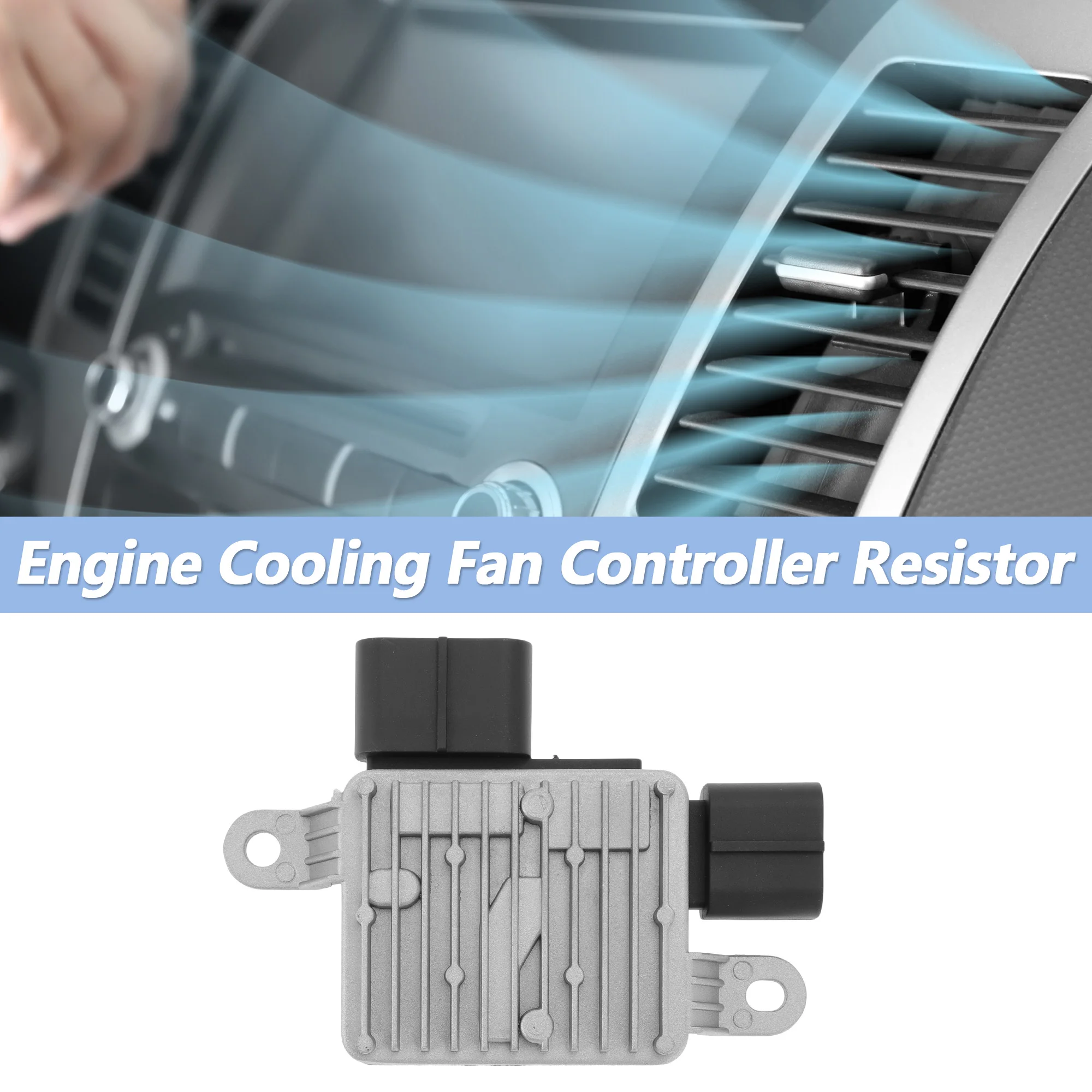 UXCELL No.25385-C2500 Engine Cooling Fan Control Module for Hyundai Sonata 2015-2017