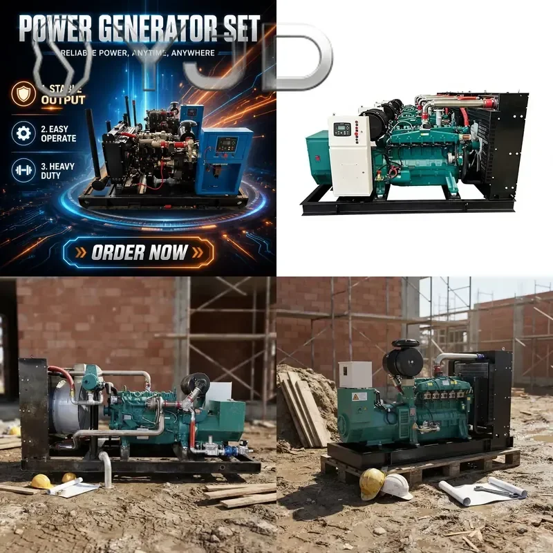 Natural LPG Turbine Silent 5KW 24V DC Remote Start 50/60Hz Single Phase Electricity Generator