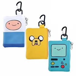 New Cute Adventure Time Finn and Jake Girls Children Oxford Card ID Holder Coin Purse Small Wallets For Women