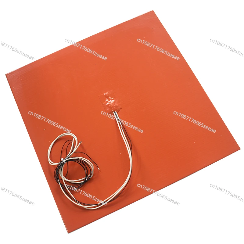 300*300mm 500*500mm 1000*1000mm 220v silicone rubber heater 3d printer heater bed flexible heating pad