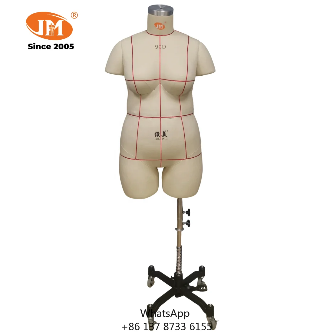 

Fiberglass Half-body Lingerie Dress Form Plus Size Custom Body Contour Intimate Apparel Sewing Bust Pattern Drafting
