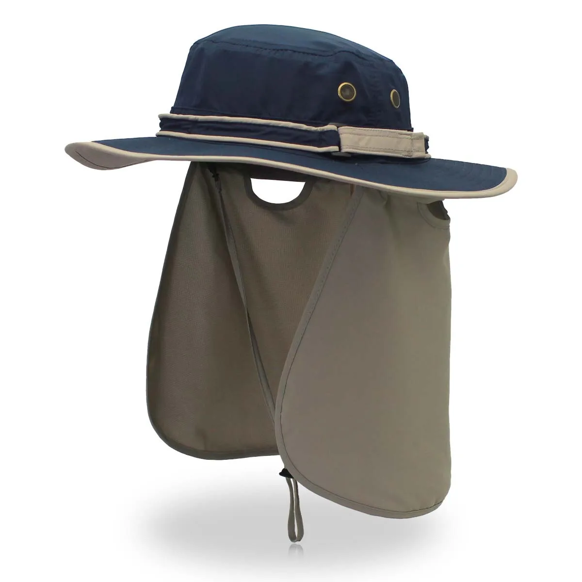 Summer Sun Hat Men Women Multi-Functional UV Wide-Brimmed Fisherman Hat Women Neck Protection Riding Hunting Hat