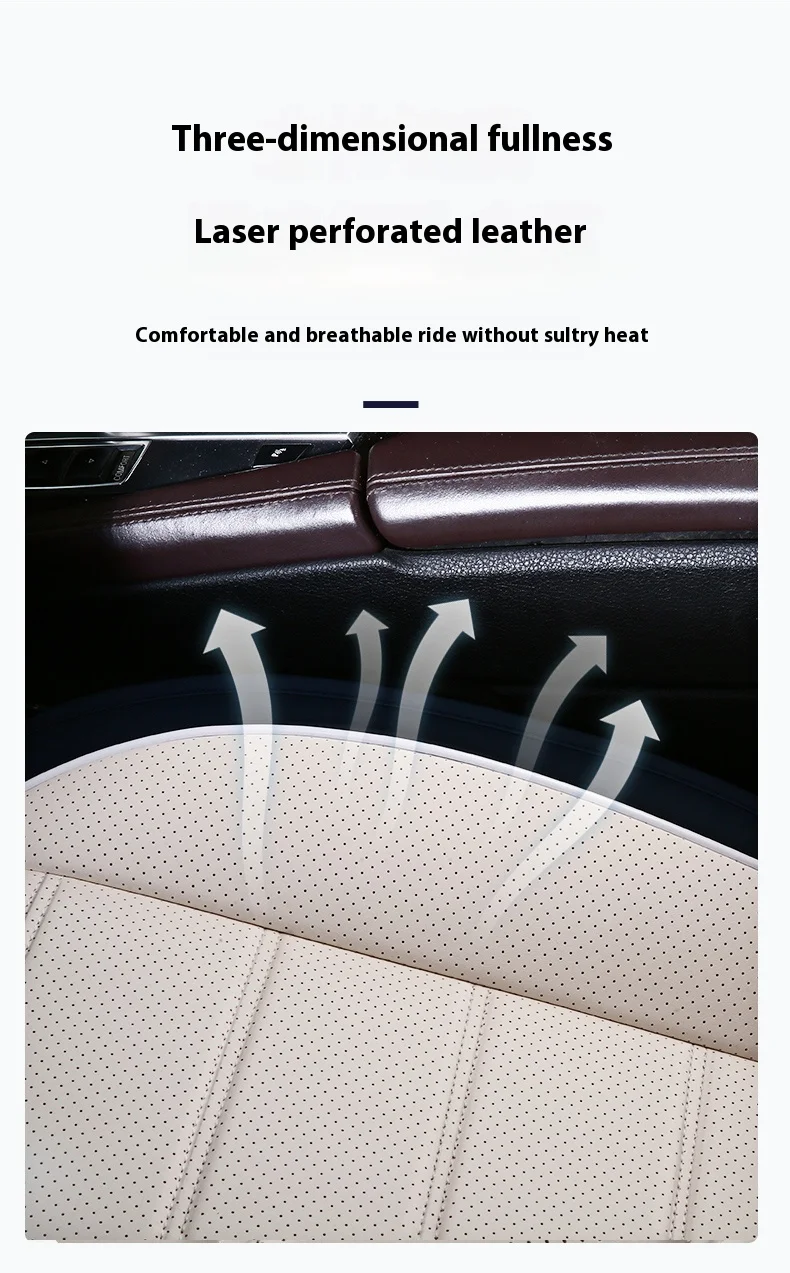 Universelle 3-Sitzer-Autositzbezüge hinten für SUVs und Limousinen, verschleißfest, atmungsaktiv, leicht zu reinigen, Autozubehör – Detail 4