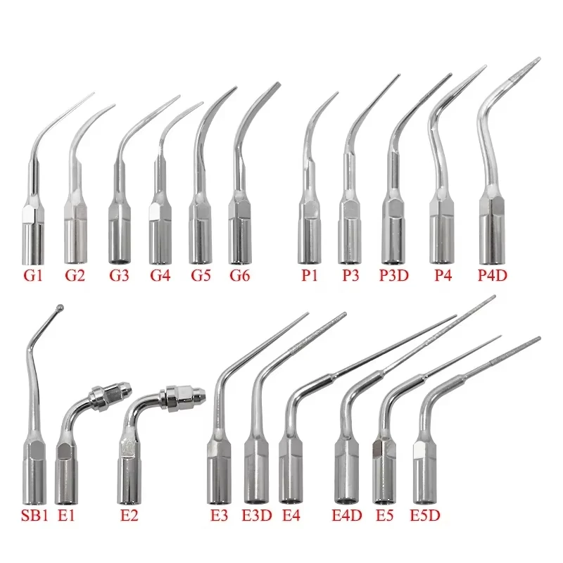 Ultraschall-Scaler-Spitzen für EMS Woodpecker Handstück zur Entfernung von Zahnstein – Zahnarztwerkzeug für die tägliche Reinigung – Scaling-Spitze – Detail 1