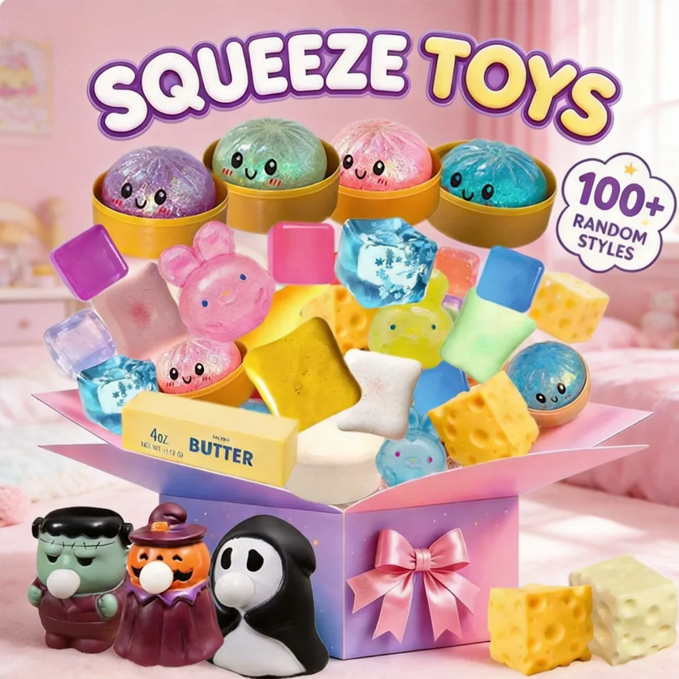Slow Rising Simulation Food Squishy Toy Collection, Soft Squeeze Sensory Fidget Toys stitch dumplings squishy crunchy squishy