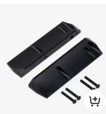 1/18 RC Crawler Rock Sliders Pom ESC Battery Receiver Electronics Tray Easy to Install Side Plate RC Crawler Pedals for TRX4M