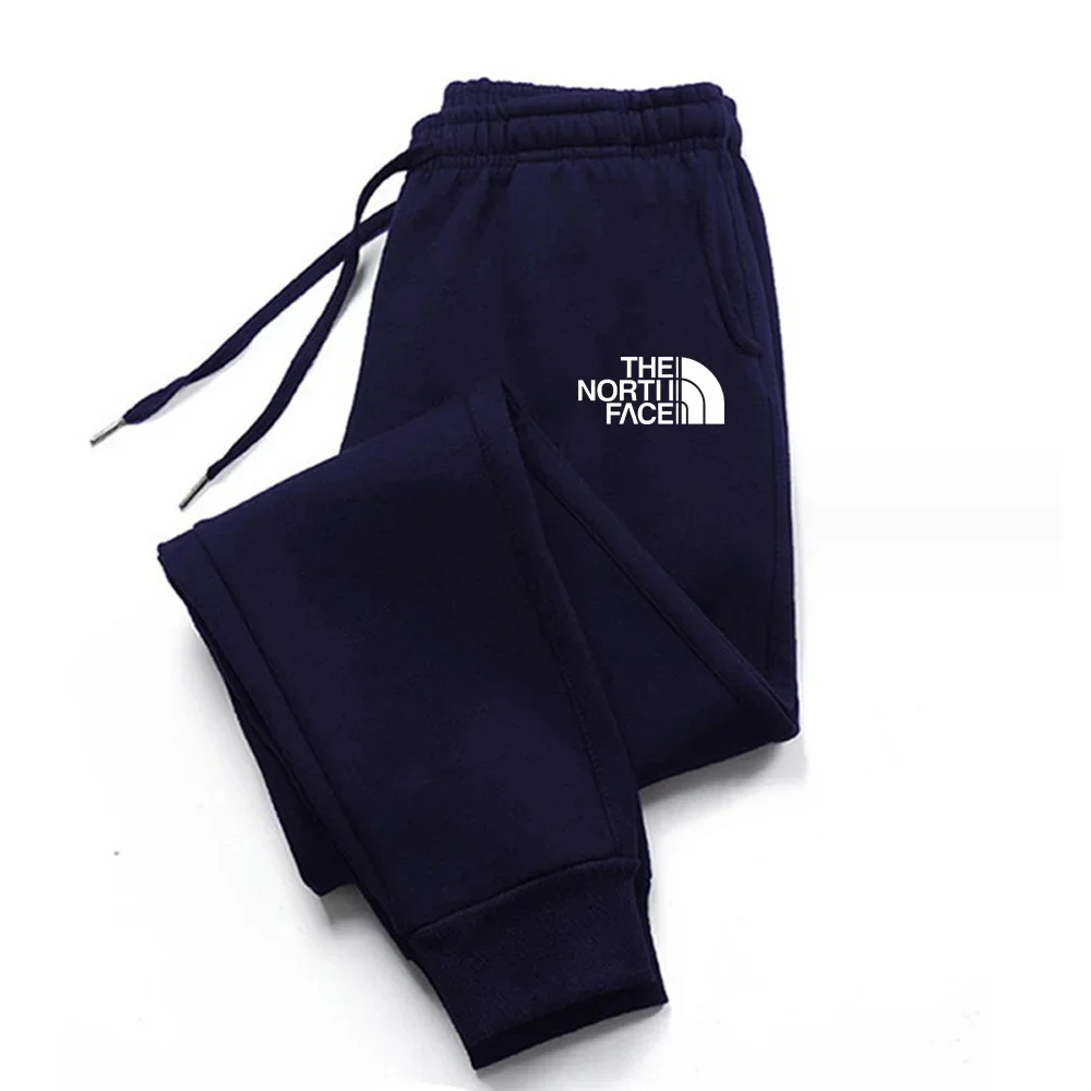 Pantalones de chándal para hombre, pantalones de Hip Hop informales de otoño/invierno, pantalones de Fitness para correr, chándal de gimnasio para