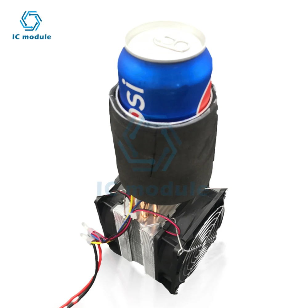 12V DIY Mini Fridge Thermoelectric Cooler Cup Semiconductor Refrigeration Cooling Device Thermoelectric Cooler Cup