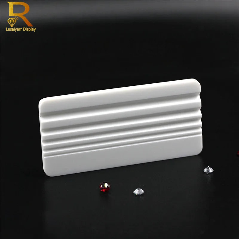 Porfessional Loose Diamond Sorting Color Grade Tray Gemstone Size Guide Plate Grooved Gemological Tool Diamond Color Tester Tray