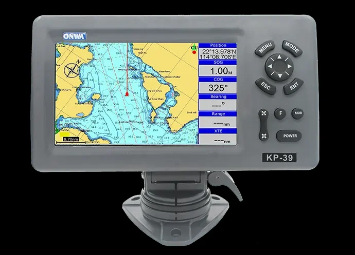 Plotter GPS marino da 7 pollici (con grafico K- Map Sea) Plotter grafico Navigatore GPS marino Onwa Kp-39