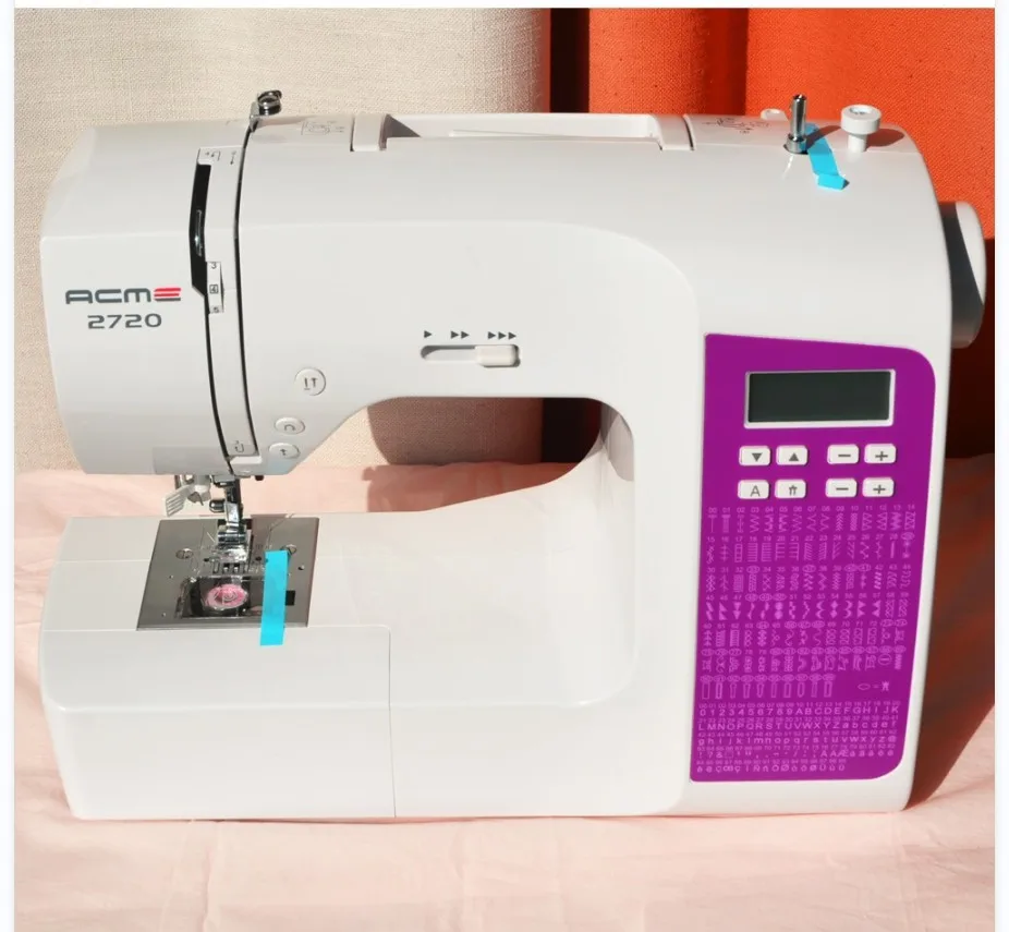 2023 New Domestic Sewing Machine Model 2720 With LCD Screen&Extension Table,200 Stitches,Can Embroidery English&Russian Letters