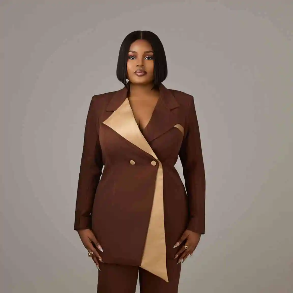 Plus Size Women Tuxedos Designer Graduation Ceremony Attire Birthday Party Wear 2 Pieces Customized Formal Business