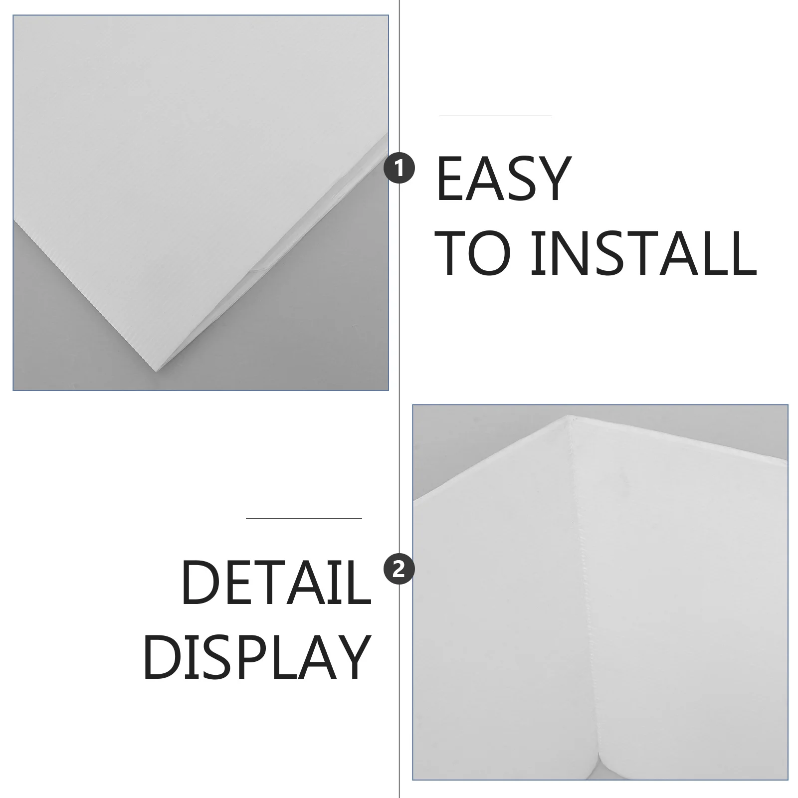 Reusable White Plastic Student Desk Dividers Study Carrel Divider Privacy Shield Folder Boards Classroom Partition Screen