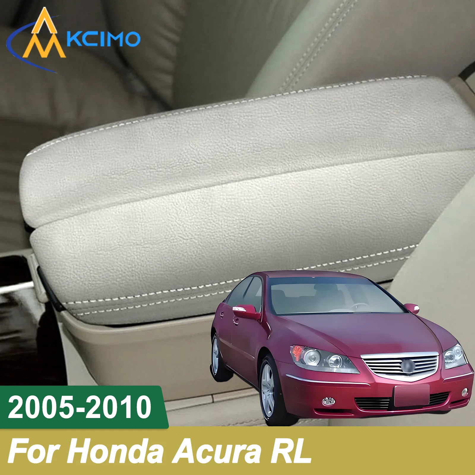 

Leather-Look Center Console Armrest Organizer for Honda Acura RL (2005-2010) - Adds Storage & Comfort