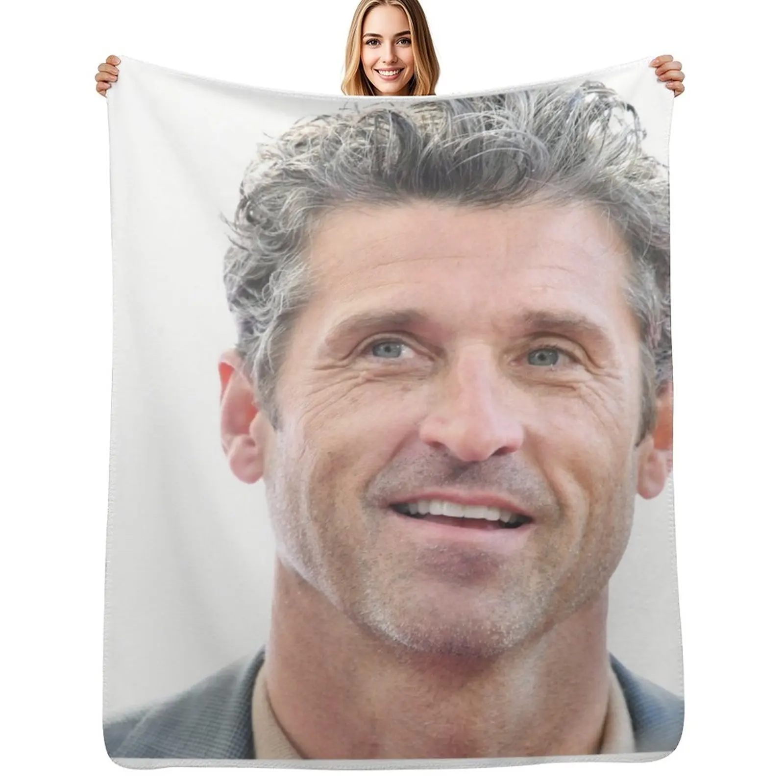 

patrick dempsey Throw Blanket blankets ands Winter beds Vintage Thermal Blankets