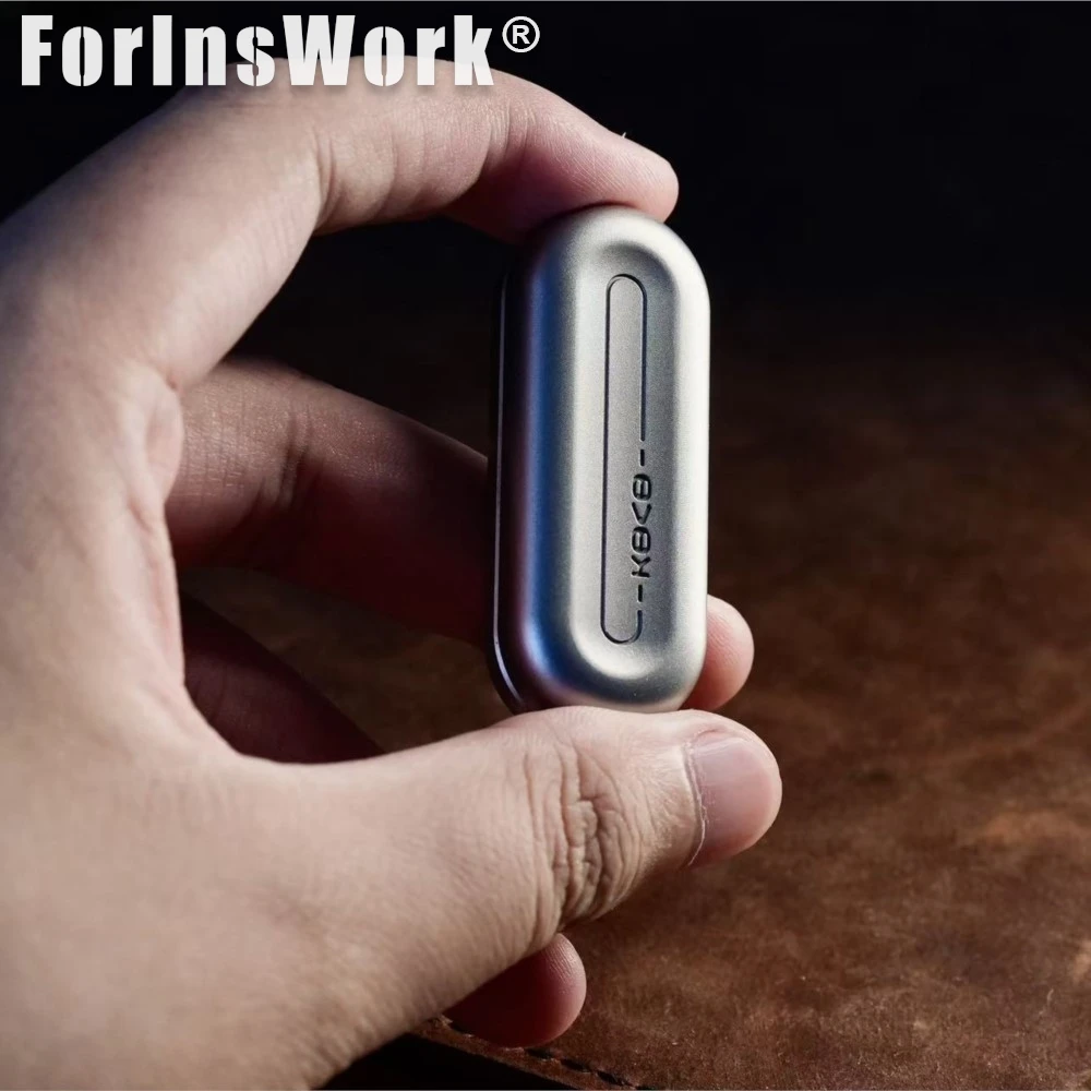 KOVO EDC Cloud Flash S.S Ultra Dense Push Slider jouet sensoriel Fidgets jouets métal Cool trucs Gadgets de bureau
