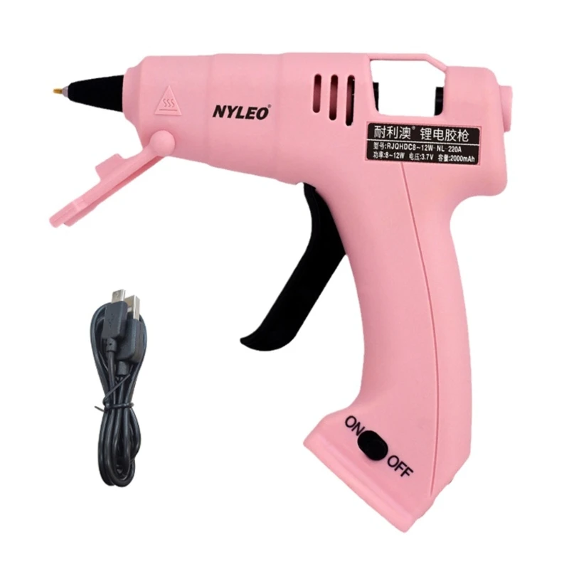 Pistolas Cola Quente Mini Armas Cola Derretimento com Cola Varas Artesanato Conjunto Armas Aquece Diy
