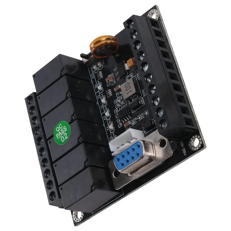 A74E-PLC Industrial Control Board FX1N-14MR Relay Module Editable Controller