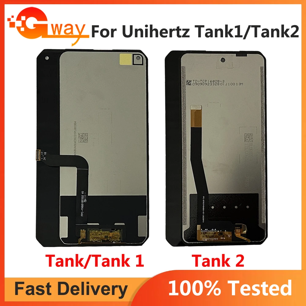 For Unihertz Tank 1 Tank LCD Display Touch Screen Assembly Replacement For Unihertz 8849 TANK 2 Tank2 Display LCD Sensor