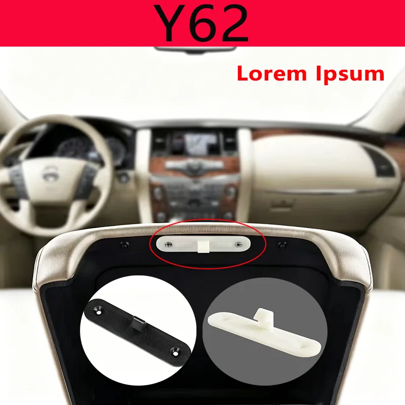 For Nissan Patrol Y62 Armada Infiniti QX80 QX56 ABS Armrest Box Latch Molded From The Original Part Direct Replacement