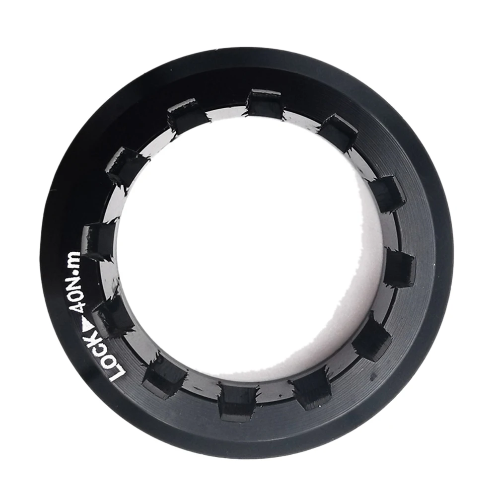 غطاء دولاب الموازنة للدراجة ، غطاء قفل كاسيت ، حلقة أقفال سبائك الألومنيوم باستخدام الحاسب الآلي ، دراجة الطريق الجبلية ، Shimano M7100 ، 6100 ، 8100 ، 12 سرعة