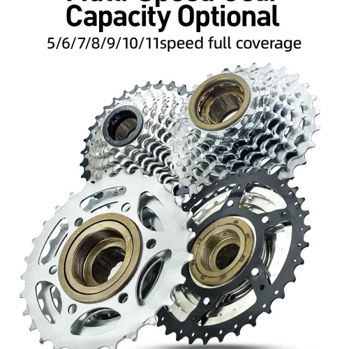 Imagen 1 del producto Vg-volante giratorio para bicicleta deportiva, ruedas libres roscadas de 5/6/7/8/9/10/11 velocidades, 14-28T 13-28/32T 11-32/36T