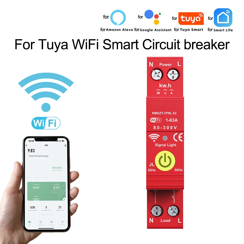 

Adjustable Overload Safety Remote Control Remote Control Circuit Breaker Adjustable Overcurrent Easy Installation