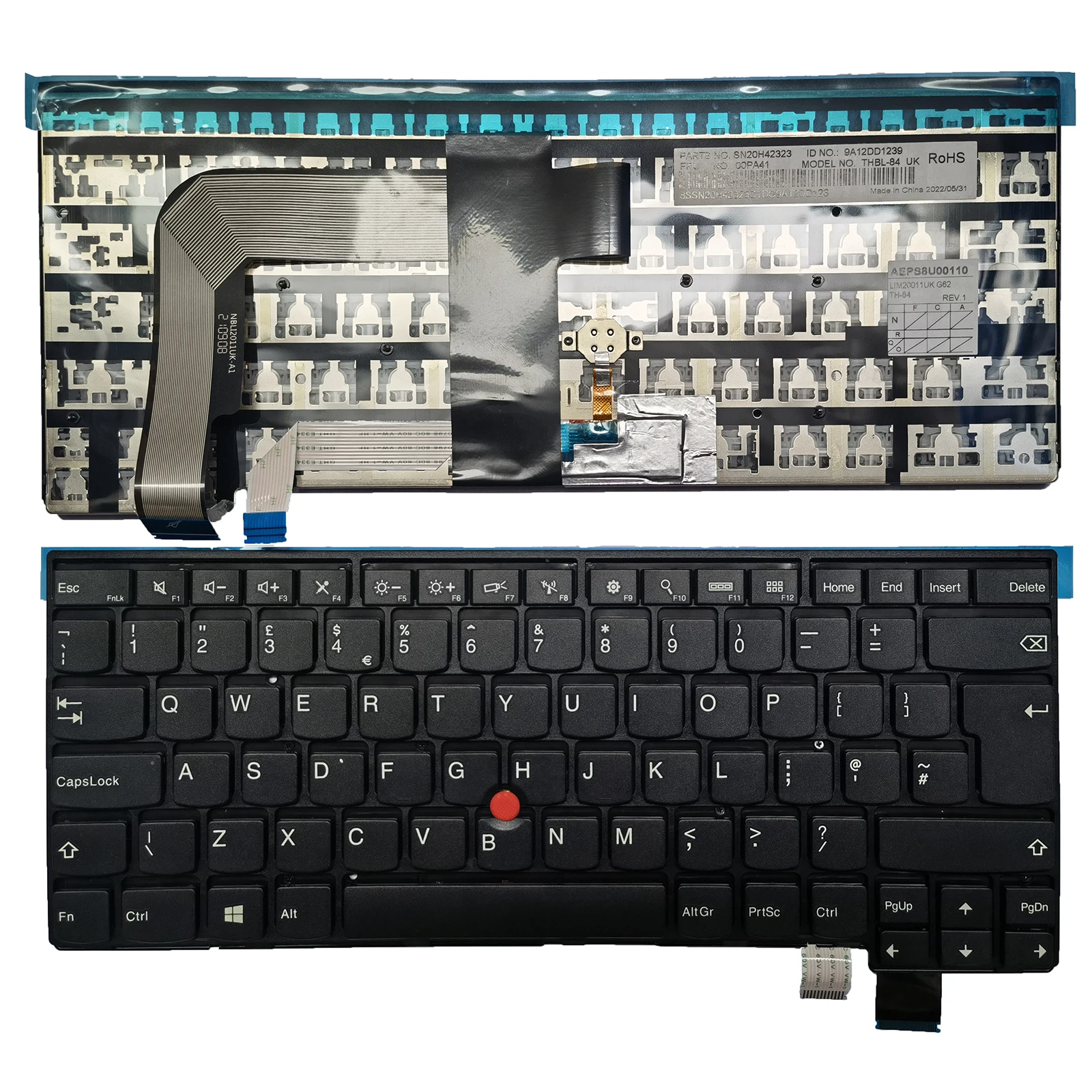 

For Lenovo ThinkPad 13 Gen2 T460s T470s UK Laptop Keyboard 00PA522 00PA440