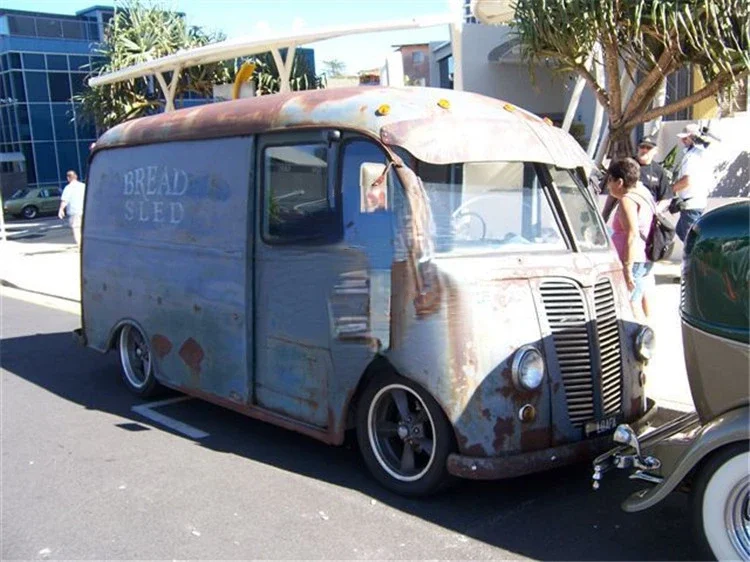 Retro Special Street Food Truck Ice Cream Attractive Mobile Food Cart Stainless Steel Vending Truck