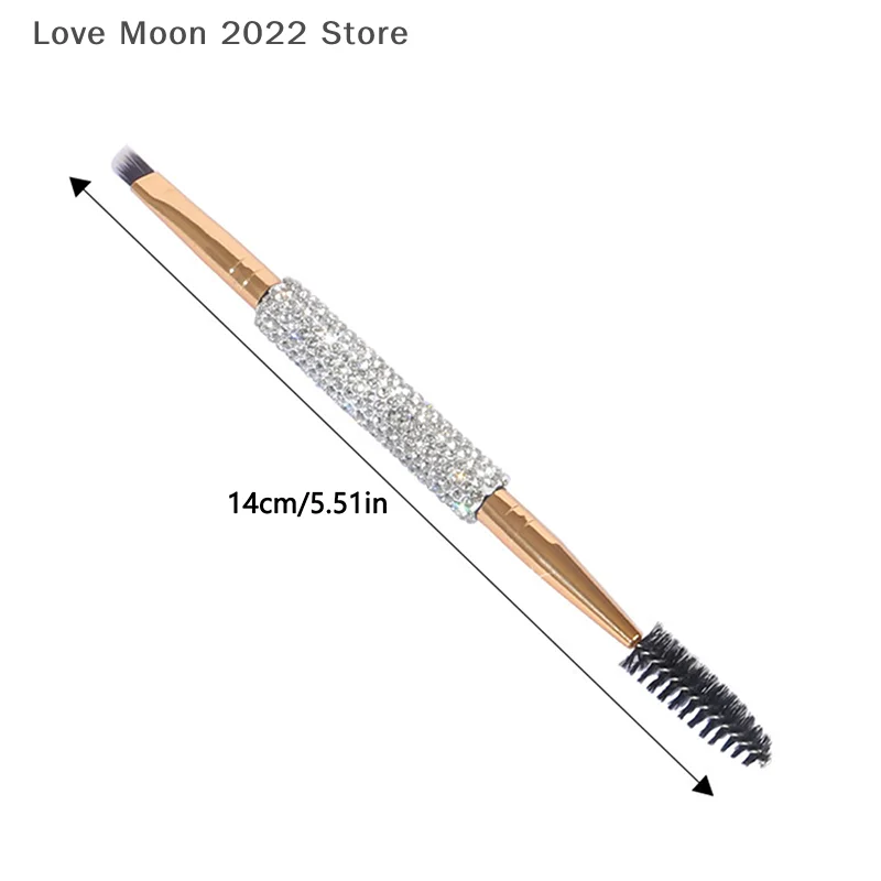 فرش الرموش الناعمة الكوع الكنتوري مزدوج الرأس رمش فرش عيون مزج أداة ماكياج التجميل #6