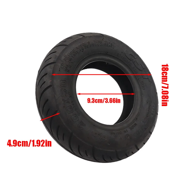 CST 200x50 tires for 8-inch electric scooter high-quality wear-resistant inner outer tyre accessories