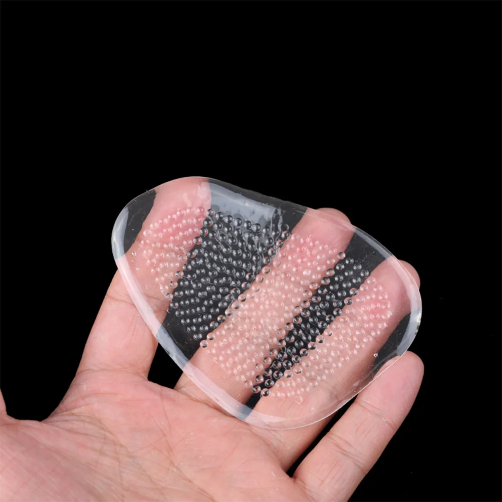 

1Pair Anti-Slip Forefoot Gel Pads Transparent Gel Insole for Ball of Foot Pain Relief High Heel Shoe Cushion Inserts