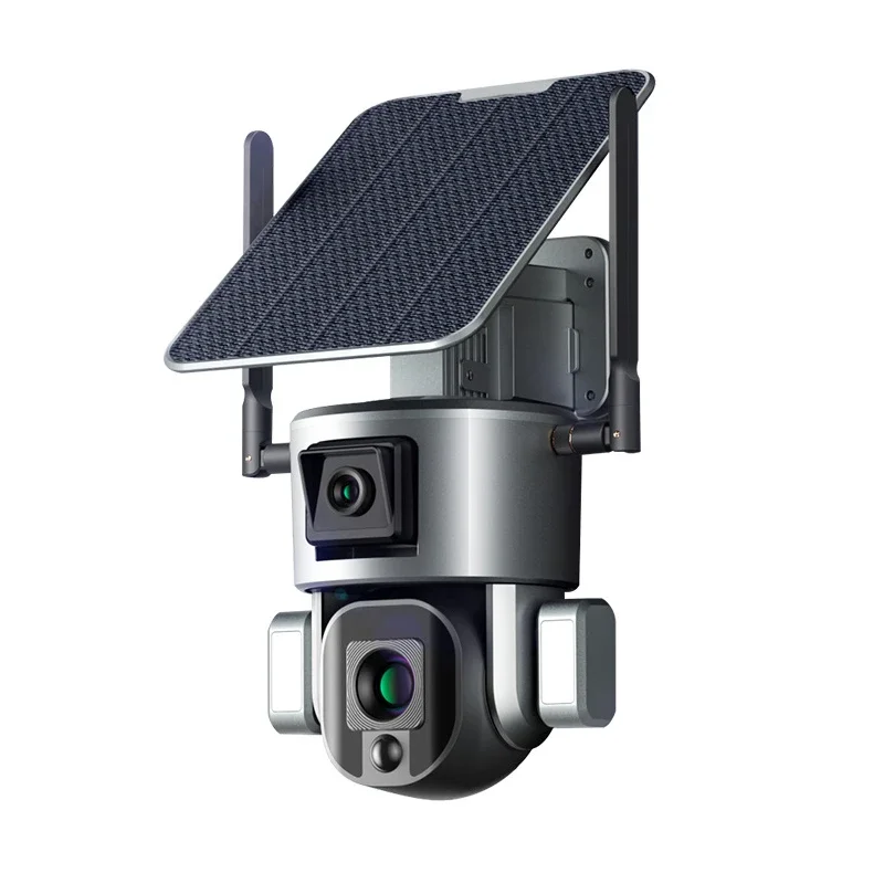 4.0 Megapixel IP 10x Optical Zoom WIFI Outdoor 4g Solar Powered Battery SIM IP Outdoor Solar Panel CCTV Camera