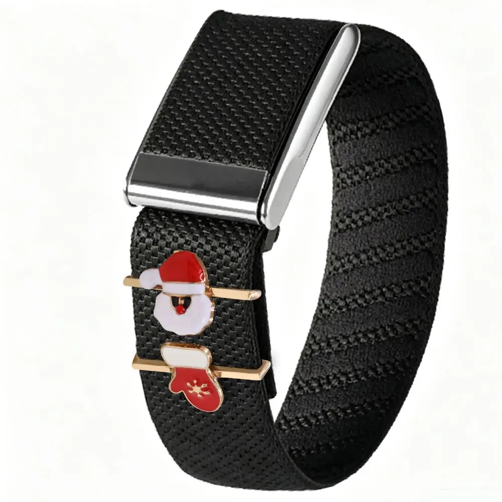 Christmas Theme Watch Strap Decorative Clasp Cartoon Metal Watch Band Accessories Small DIY Jewelry for Whoop 5.0/5.0 MG/4.0